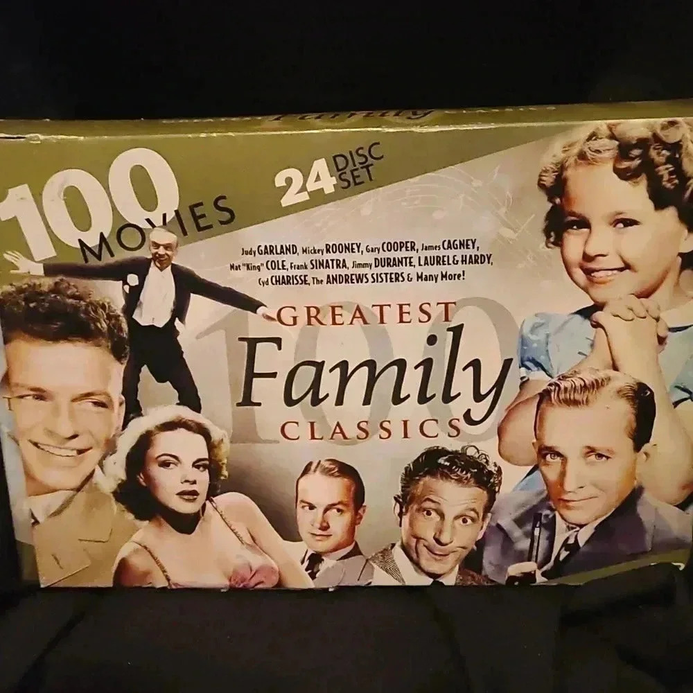 Greatest family classics 100 movies 24 disc set